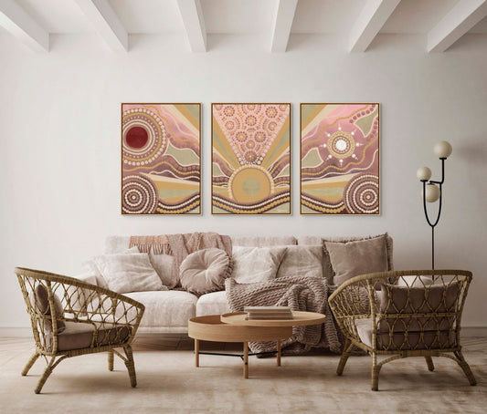 Bulayabru Nyunga (Three Suns) - Set of 3